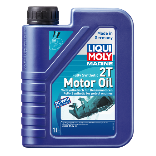 Синтетическое моторное масло для водной техники Marine Fully Synthetic 2T Motor Oil - 1 л